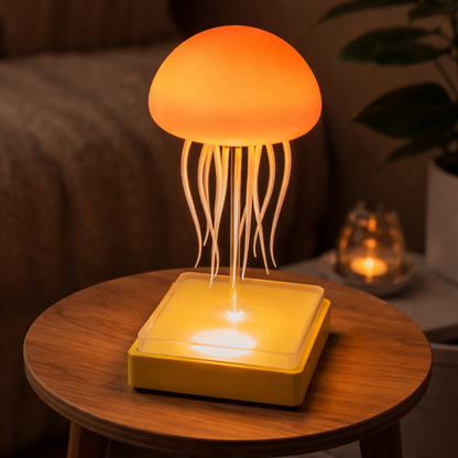Color Changing Jellyfish LED Lamp – Decorative Medusa Table Lamp with Remote Control, Relaxing Ambient Light for Bedroom & Living Room